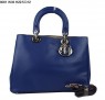 Dior Diorissimo Small Bag Sapphire Blue Nappa Leather (Silvery Hardware) 8001