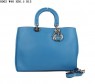 Dior Diorissimo Jumbo Bag Blue Nappa Leather (Silvery Hardware) 8002