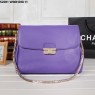Dior Diorling Bag Purple Calfskin Leather (Golden Hardware) 52281