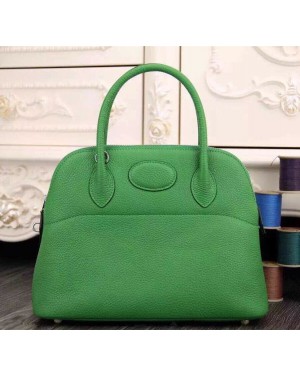 Hermes Bolide 31cm Togo Leather Green Bag