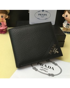 Prada Men's Leather Wallet 0336 Black
