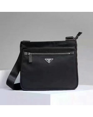 Prada Men's Canvas Crossbody Bag VA251 Black