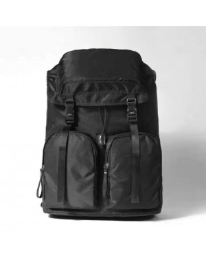 Prada Canvas Backpack V136 Black