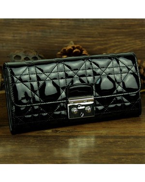 Dior Flap Wallet 9002 Black