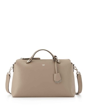 Fendi By The Way Large Satchel Bag Dove Gray